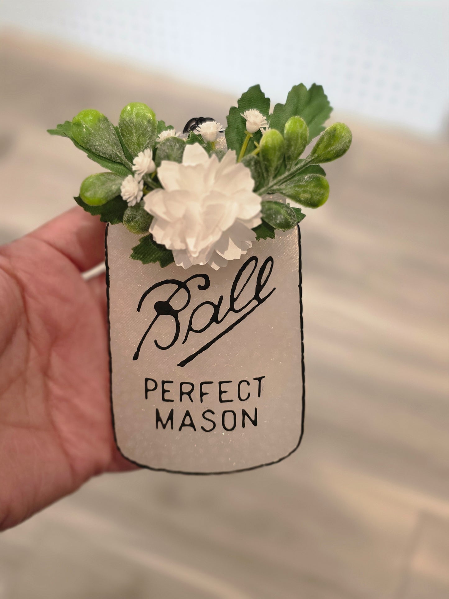 Mason jar freshie