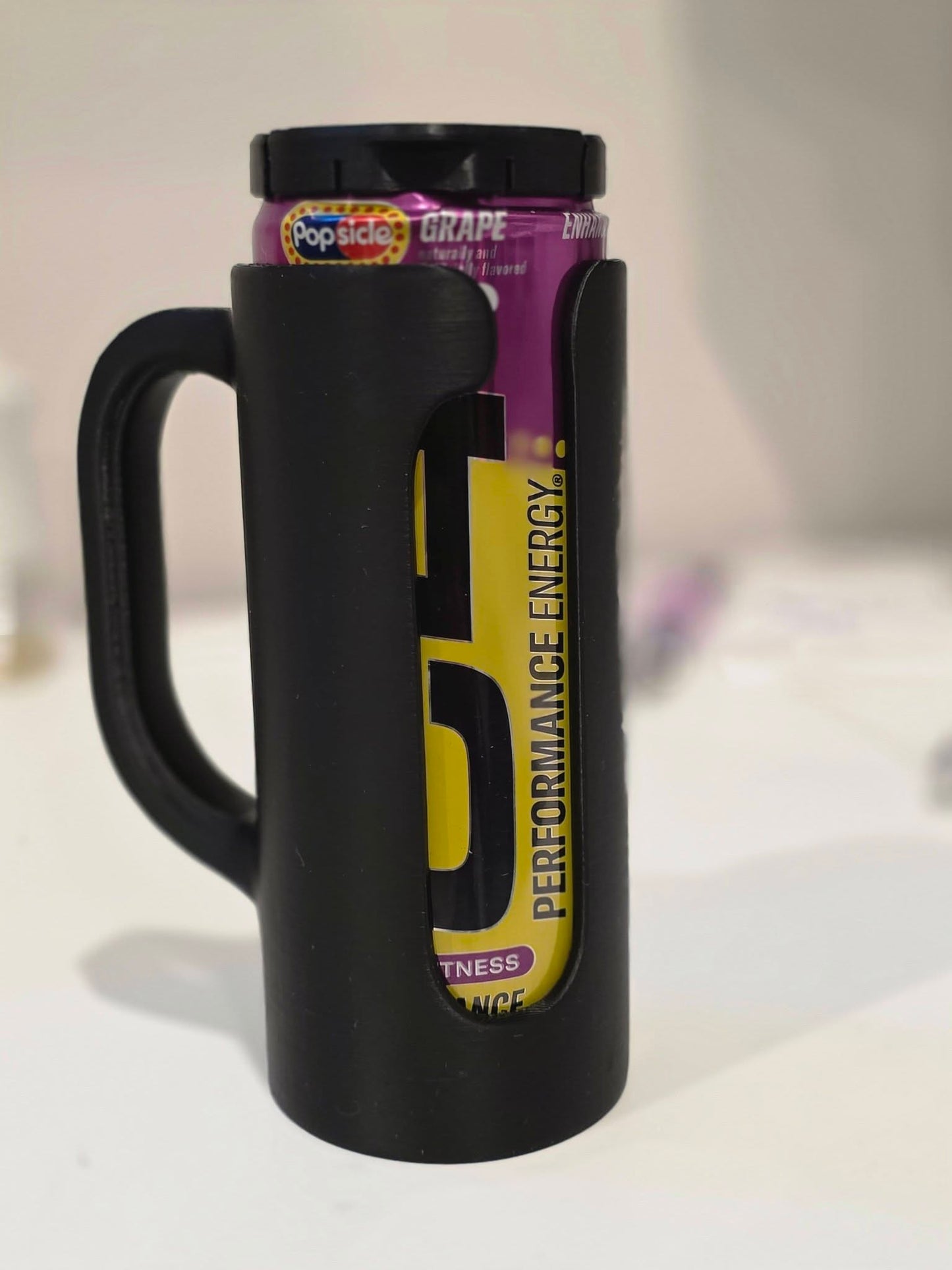 12oz slim can holder & lid