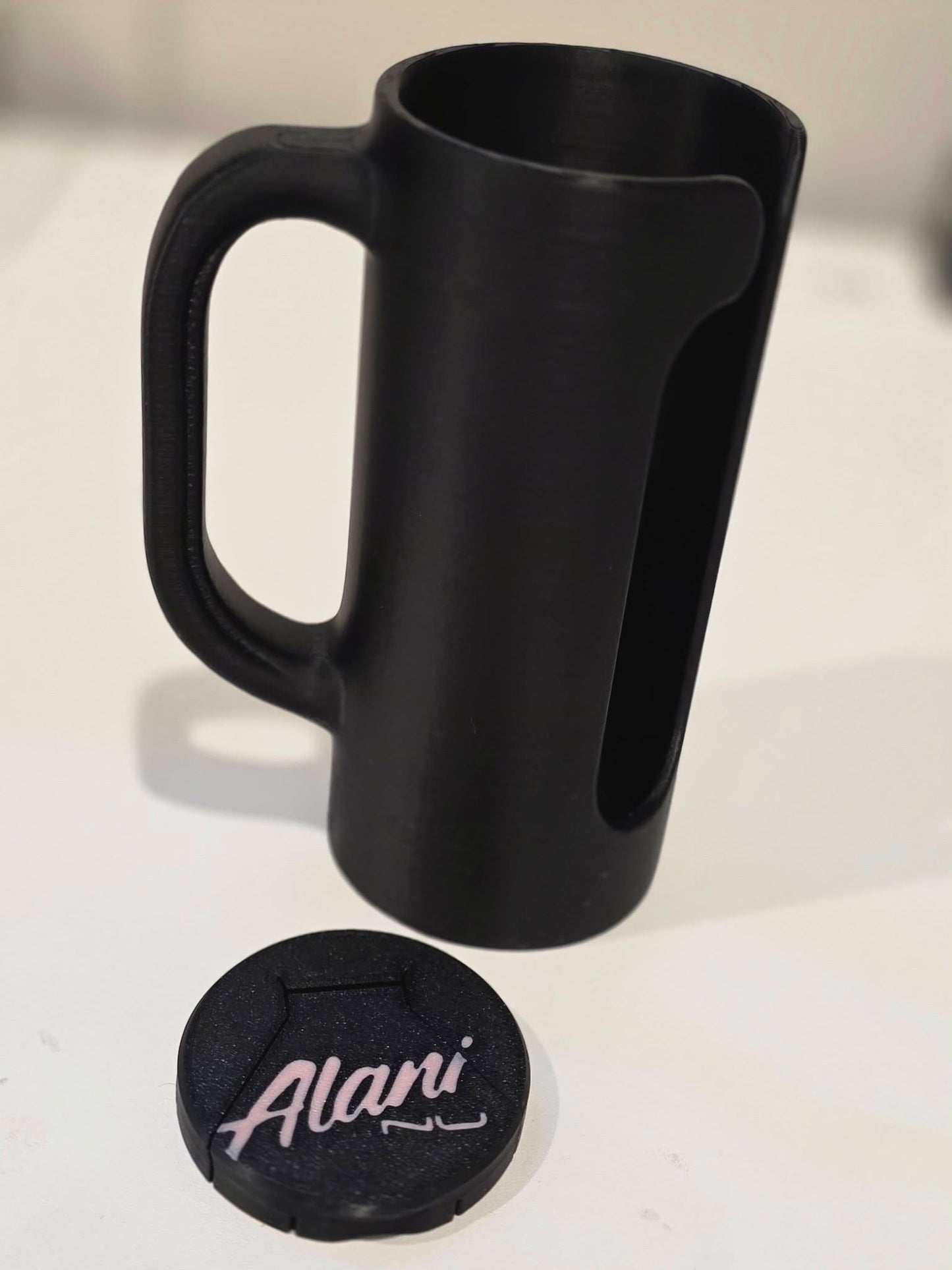 12oz slim can holder & lid