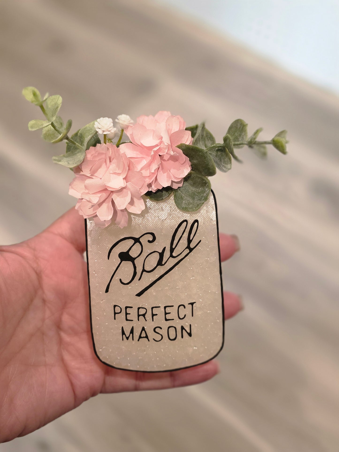 Mason jar freshie