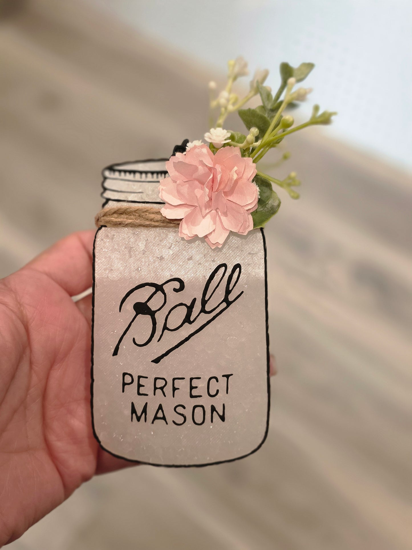 Mason jar freshie