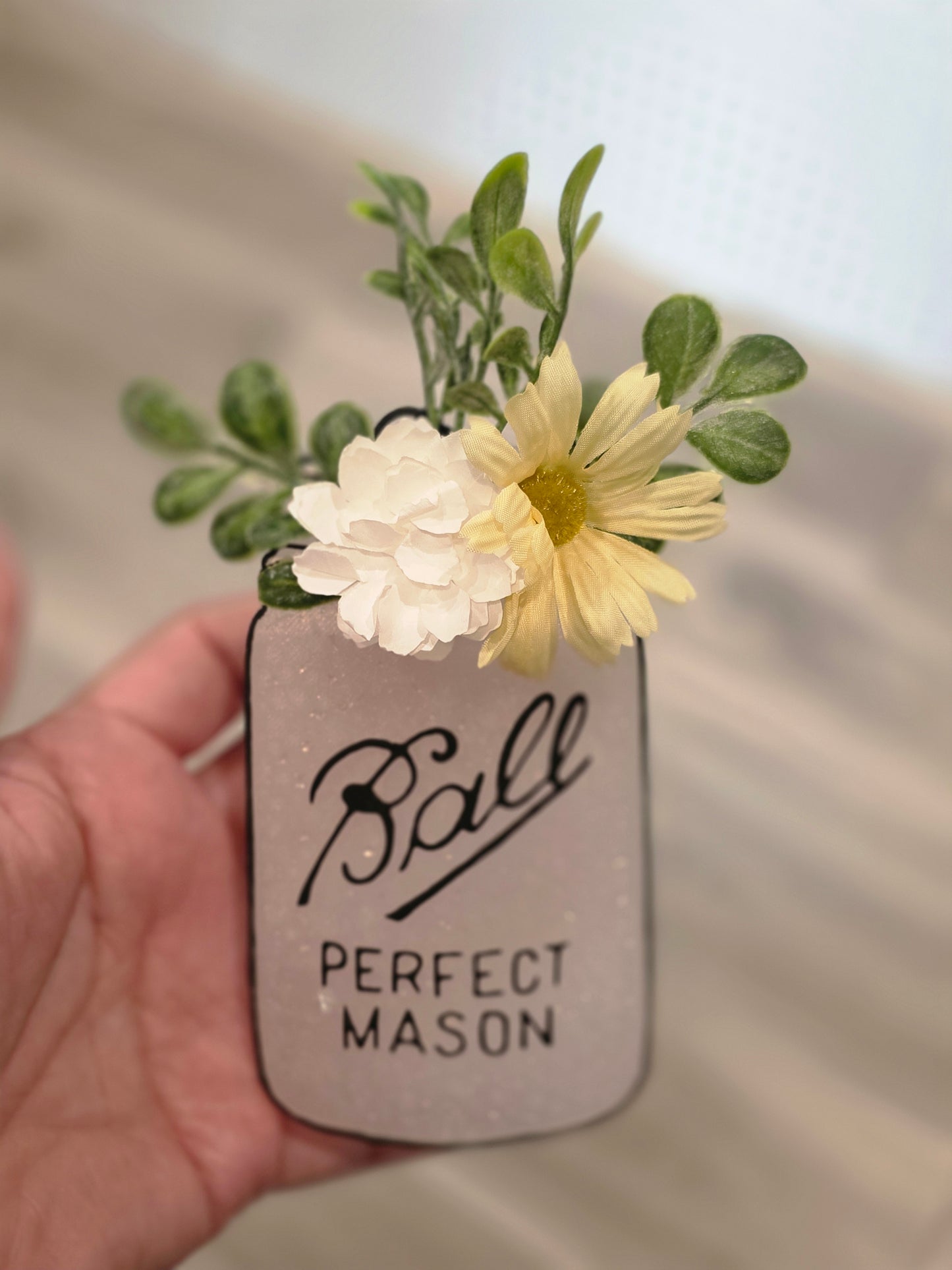 Mason jar freshie