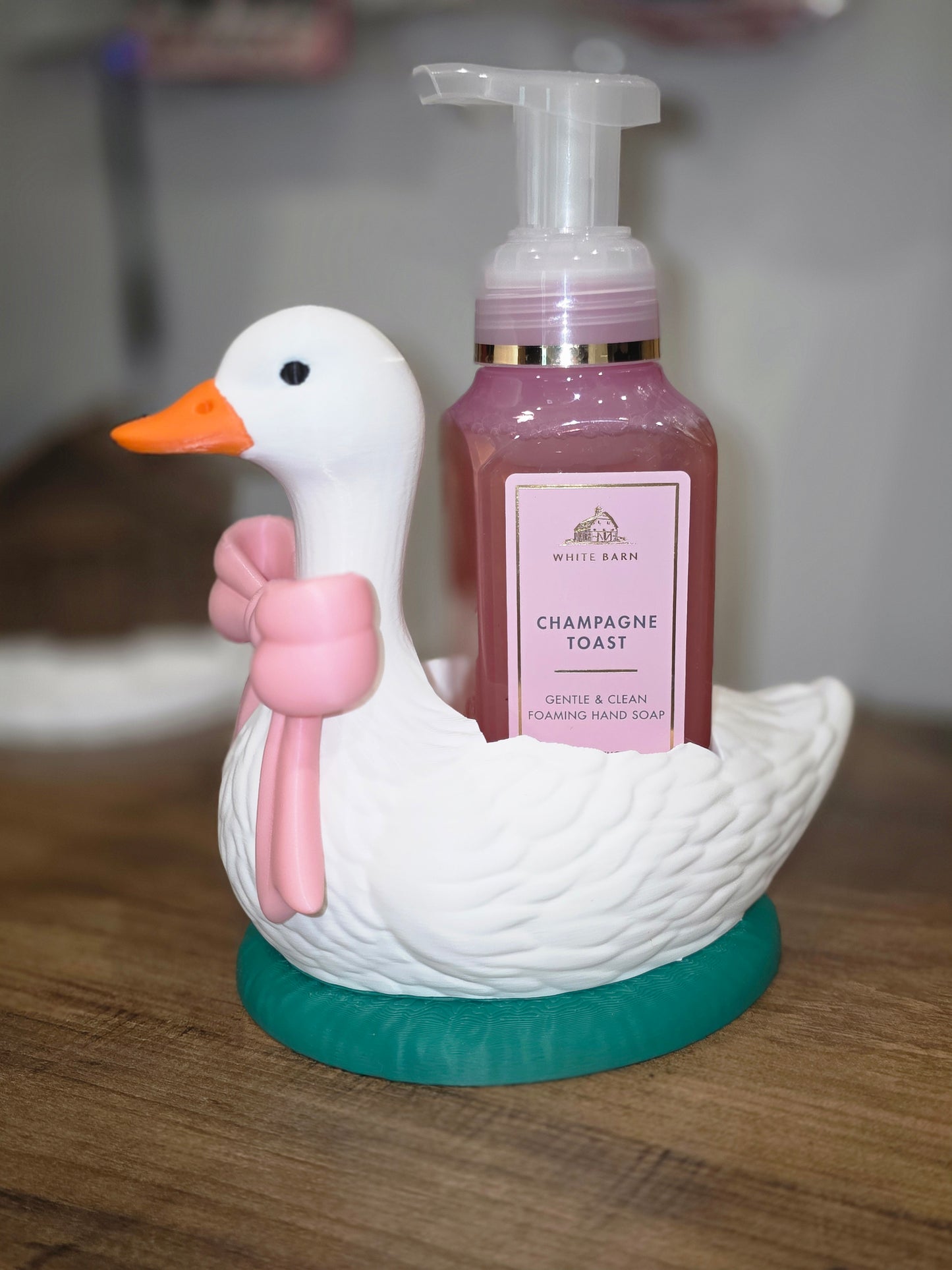 Duck soap holder