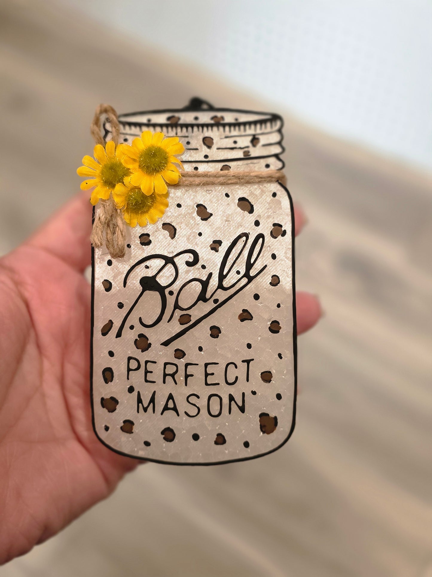 Mason jar freshie